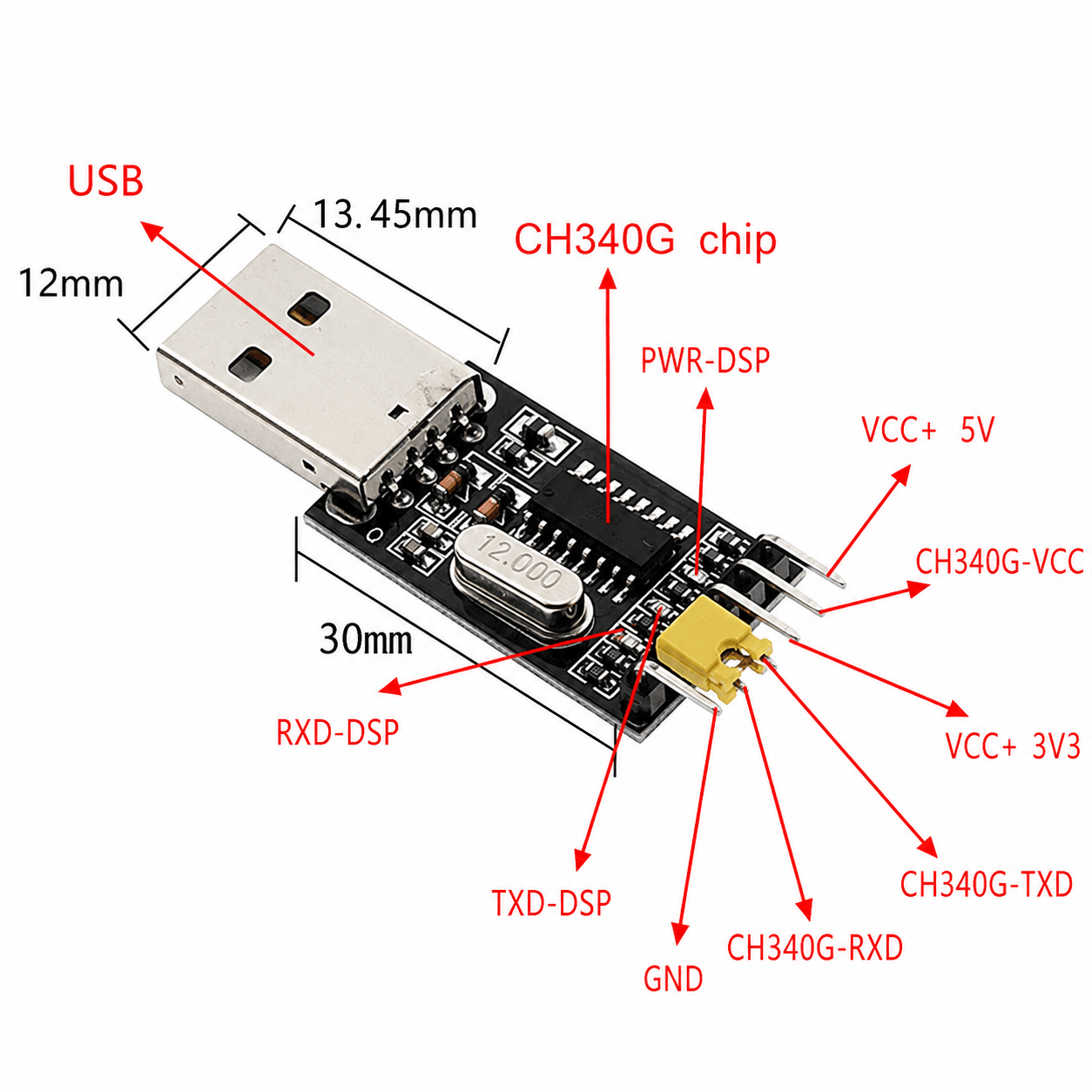 USB to Serial Converter CH340G
