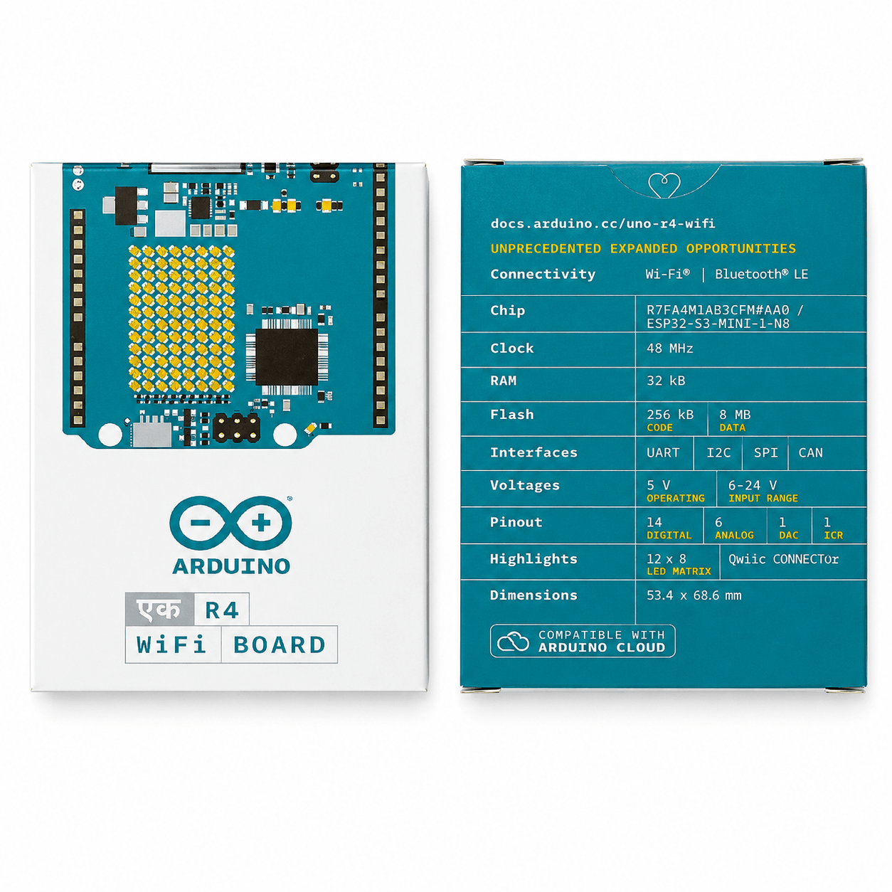 Original Arduino UNO EK (एक) R4 WiFi - Made in India