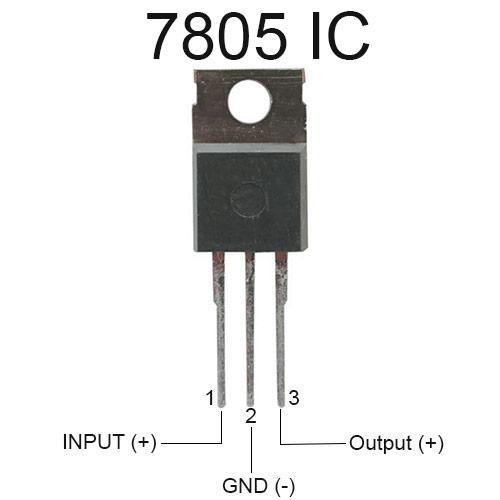 7805 Regulator IC – 5V Fixed Linear Regulator – TO-220