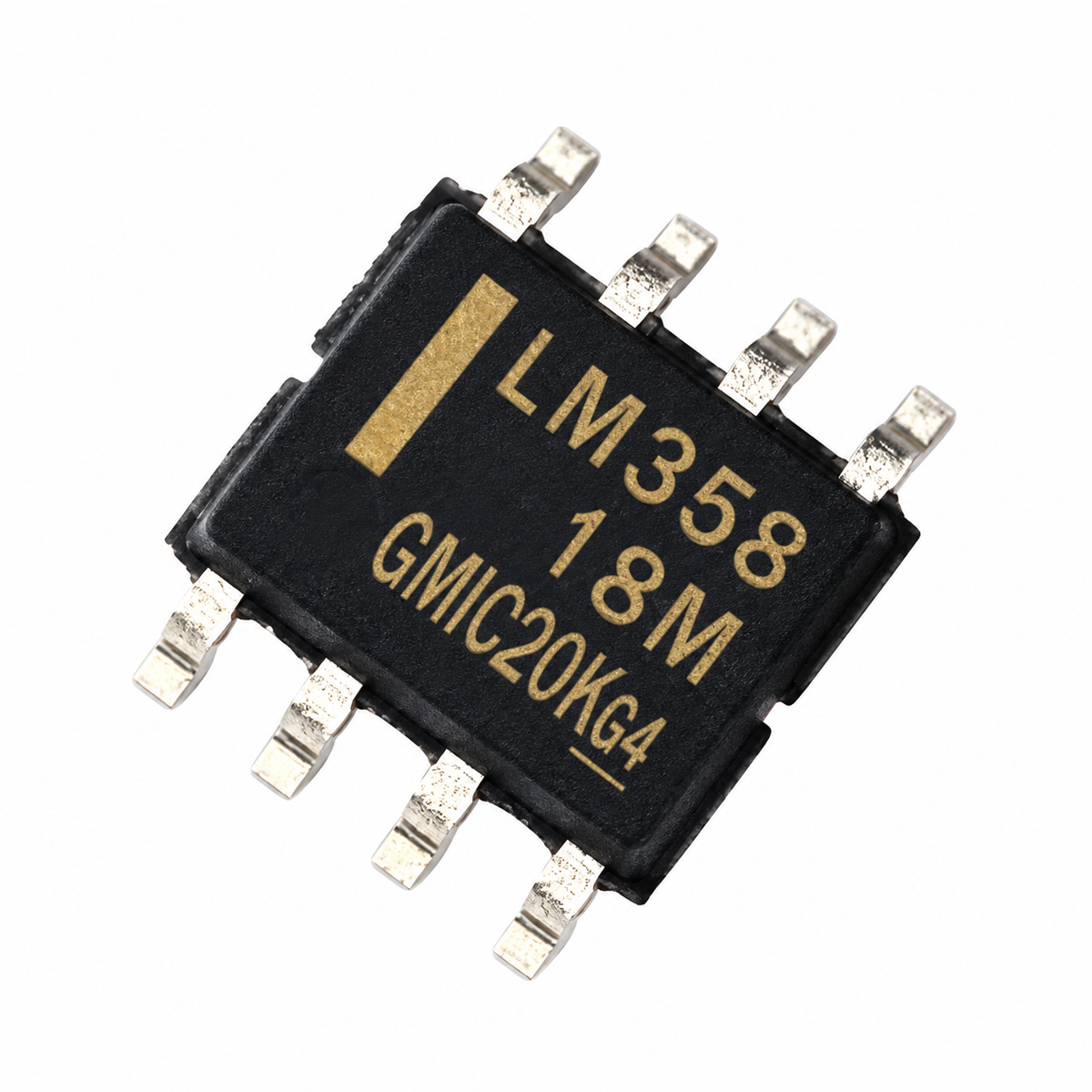 LM358 Low Power Dual Op-Amp IC - SOIC-8 SMD Package