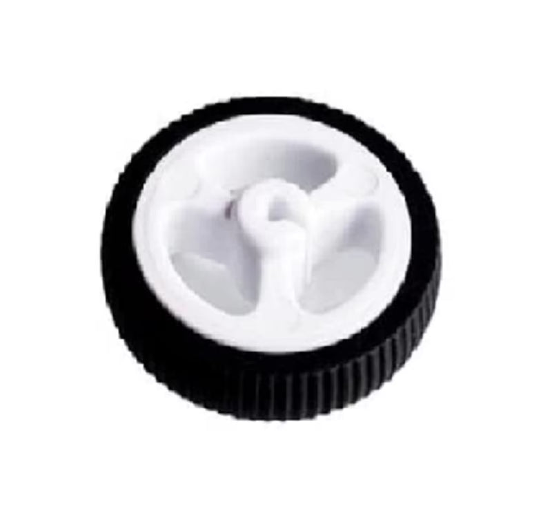White 3PI miniQ Car Wheel Tyre 34mm for N20 Motor (Pack of 2)