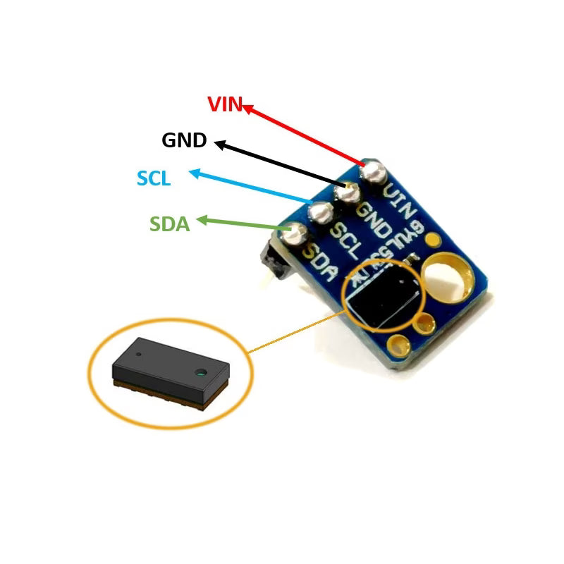 Laser Distance Sensor VL53L0X TOF