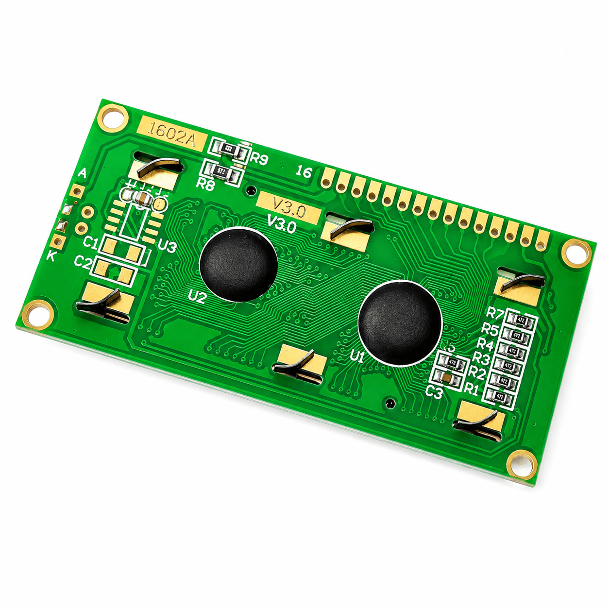 16x2 LCD Display (Blue Backlight)