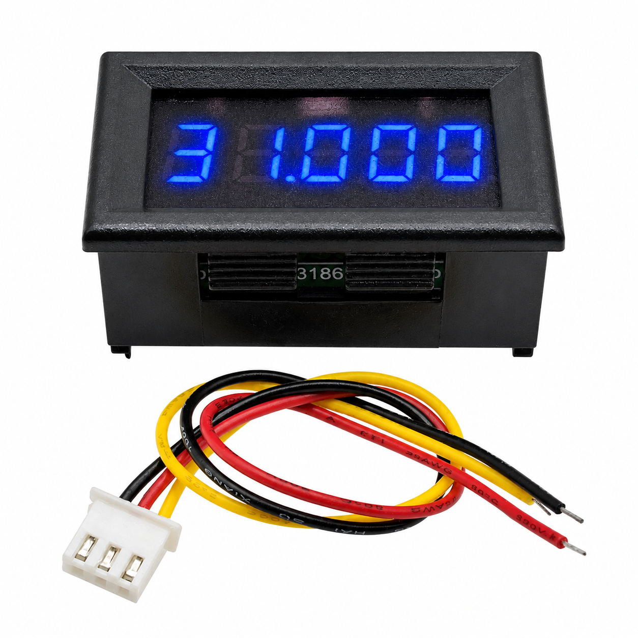 0.56inch Two-Wires Blue LED Voltmeter (3.5-30VDC)