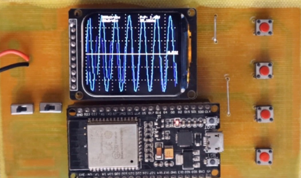 Oscilloscope using ESP32