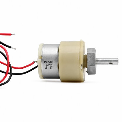 12V Centre Shaft DC Geared Motor 100 RPM (High Quality)