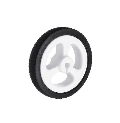 White 3PI miniQ Car Wheel Tyre 34mm for N20 Motor (Pack of 2)