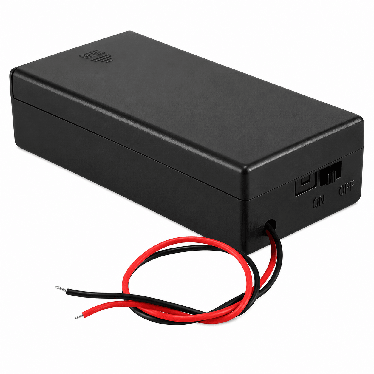 18650 Dual Battery Holder with Cover and On/Off Switch