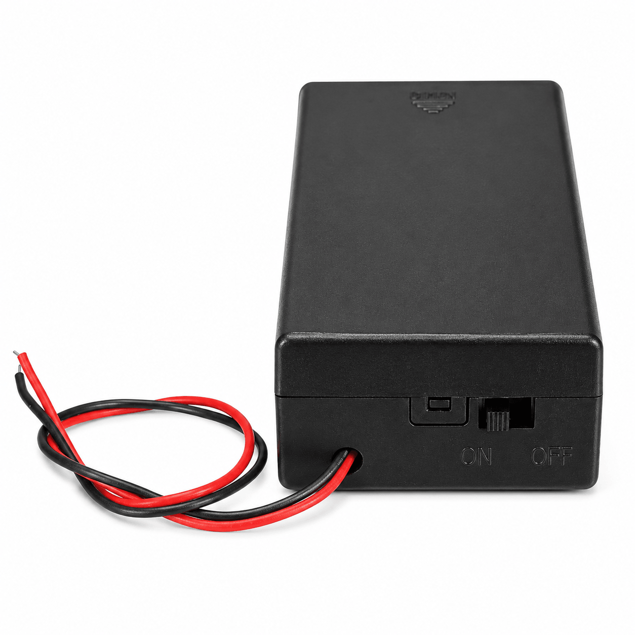 18650 Dual Battery Holder with Cover and On/Off Switch