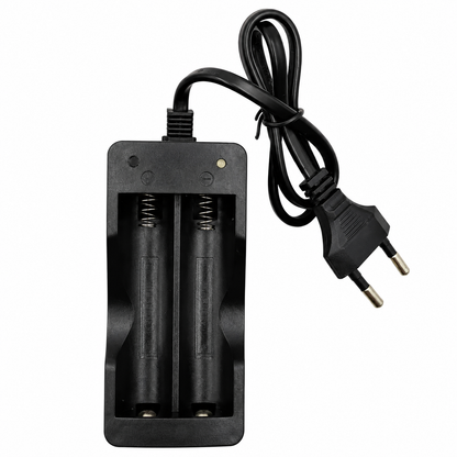 18650 Li-ion Battery Charger with Wire - 2 Cell