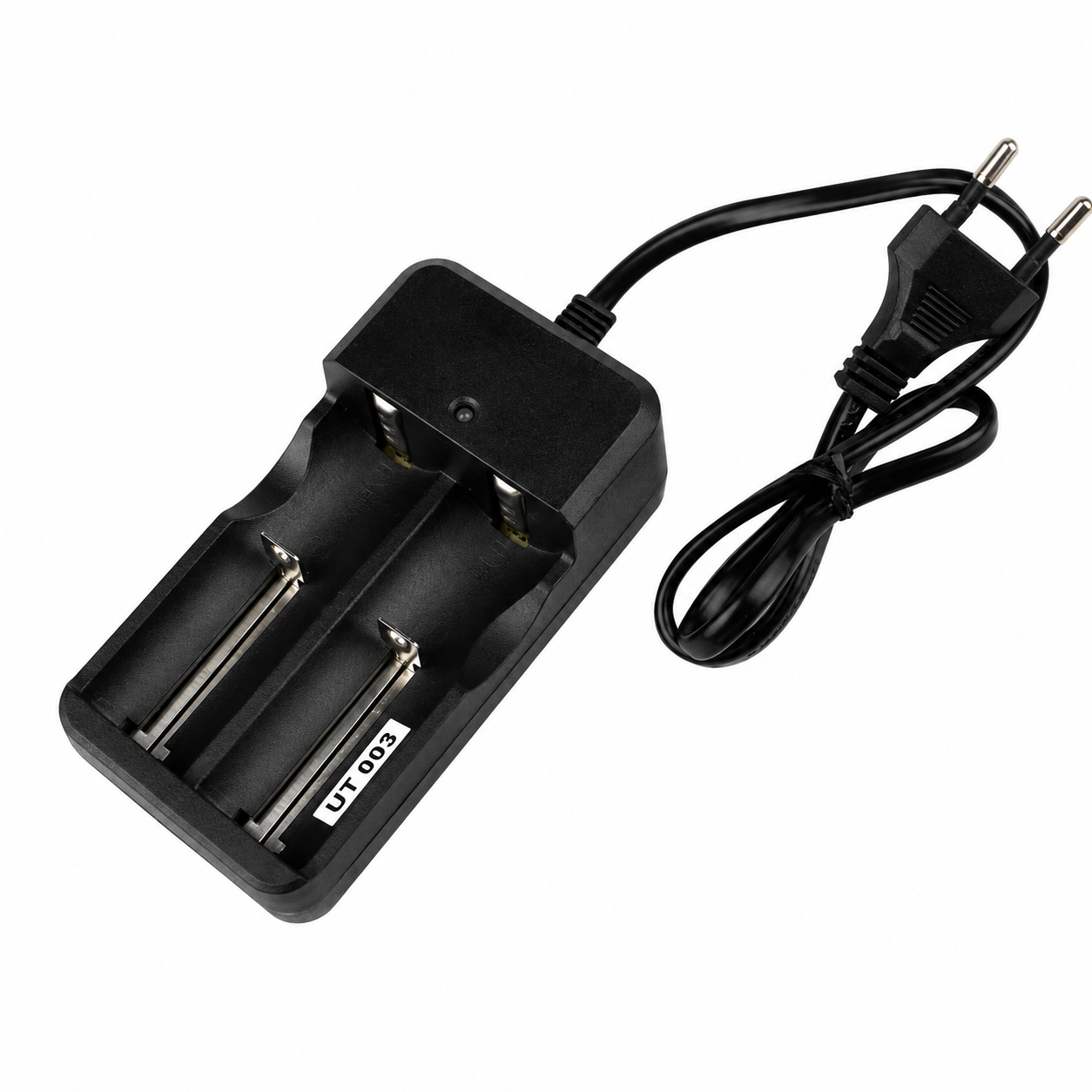 18650 Li-ion Battery Charger with Wire - 2 Cell