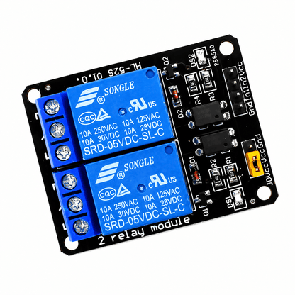 2 Channel 5V Relay Module With Optocoupler Protection