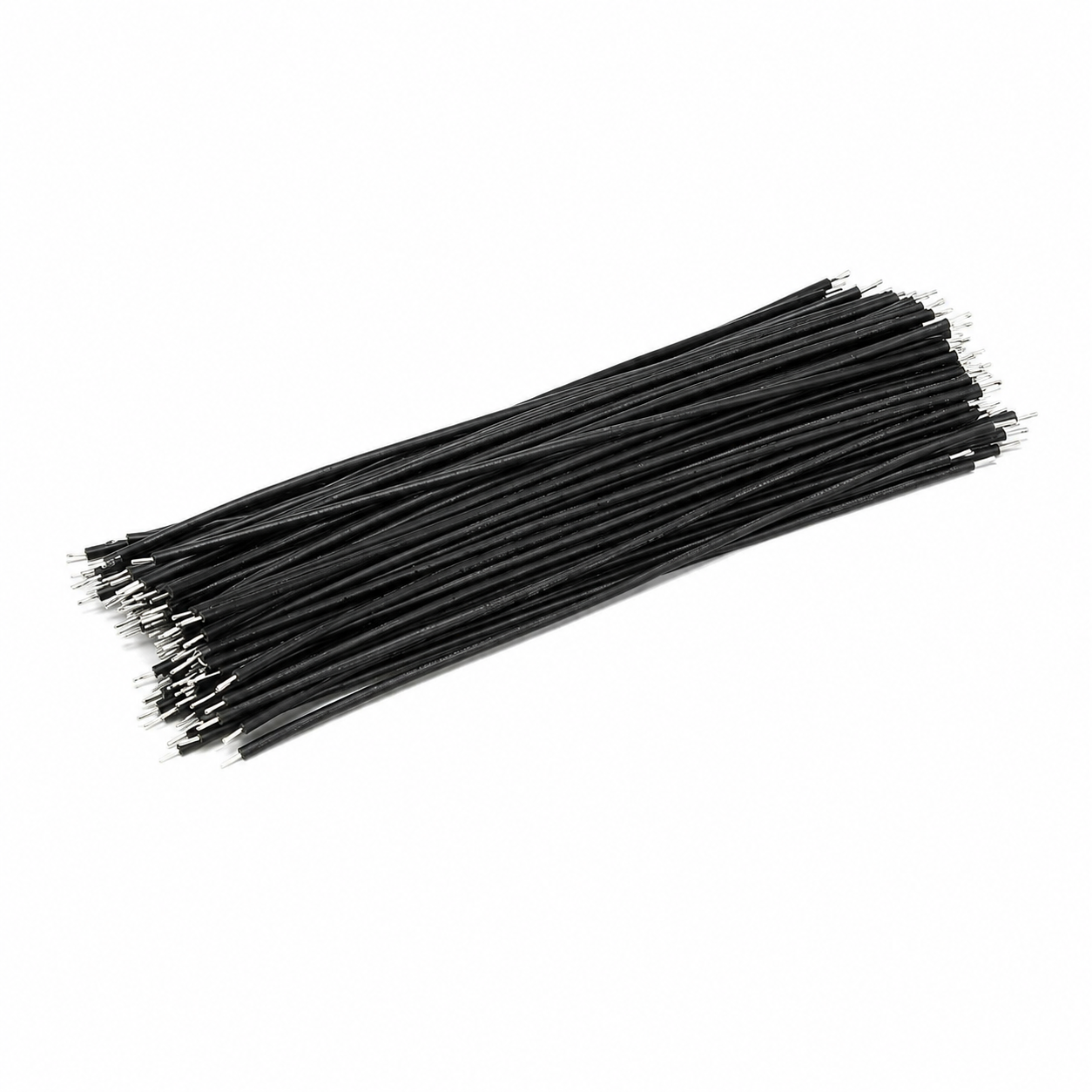 24 AWG Tin-Plated Motherboard/PCB Jumper Wire 150mm - Black