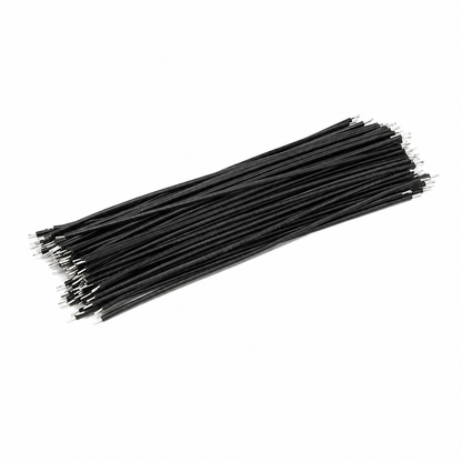 24 AWG Tin-Plated Motherboard/PCB Jumper Wire 150mm - Black