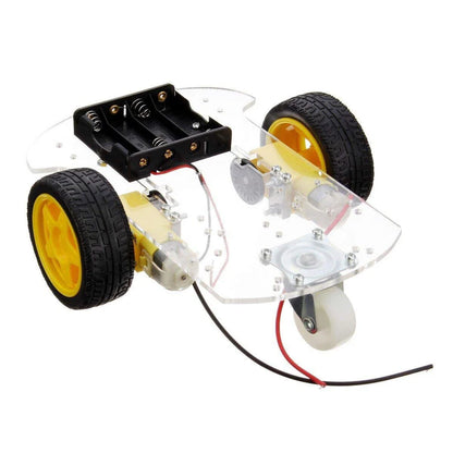 2WD Two Wheel Drive DIY Kit - A Smart Robot Car with Chassis