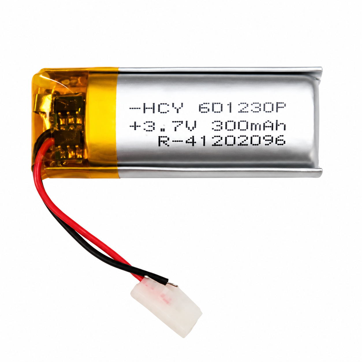 300mAh Rechargeable 3.7V LiPo Battery