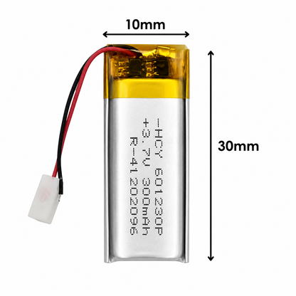 300mAh Rechargeable 3.7V LiPo Battery