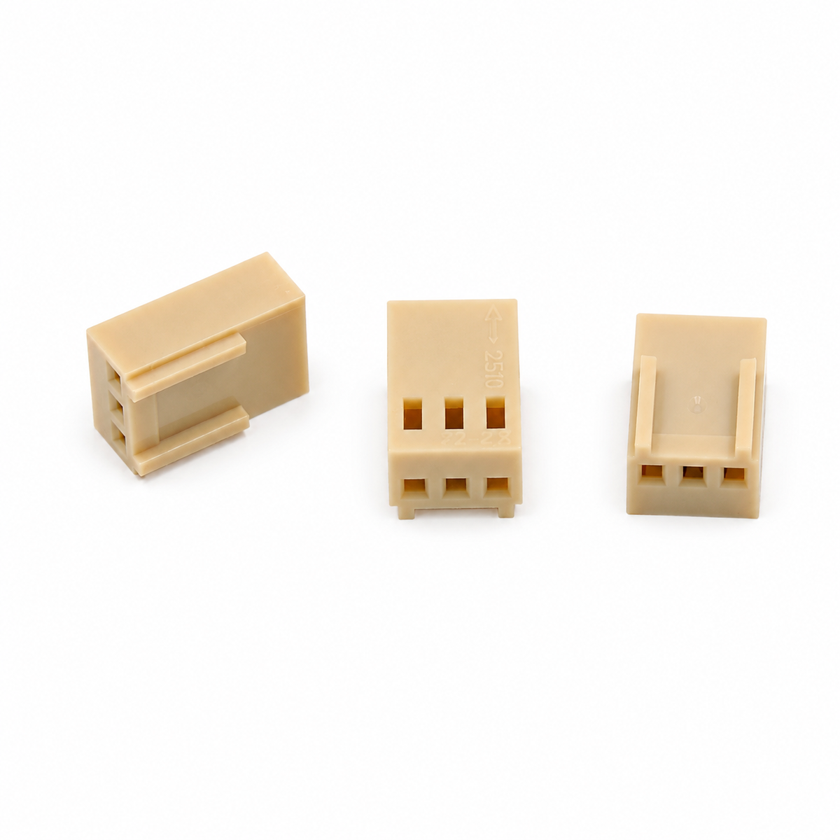 3 Pin Female 2510 Connector – Relimate Connector (Pack of 10)