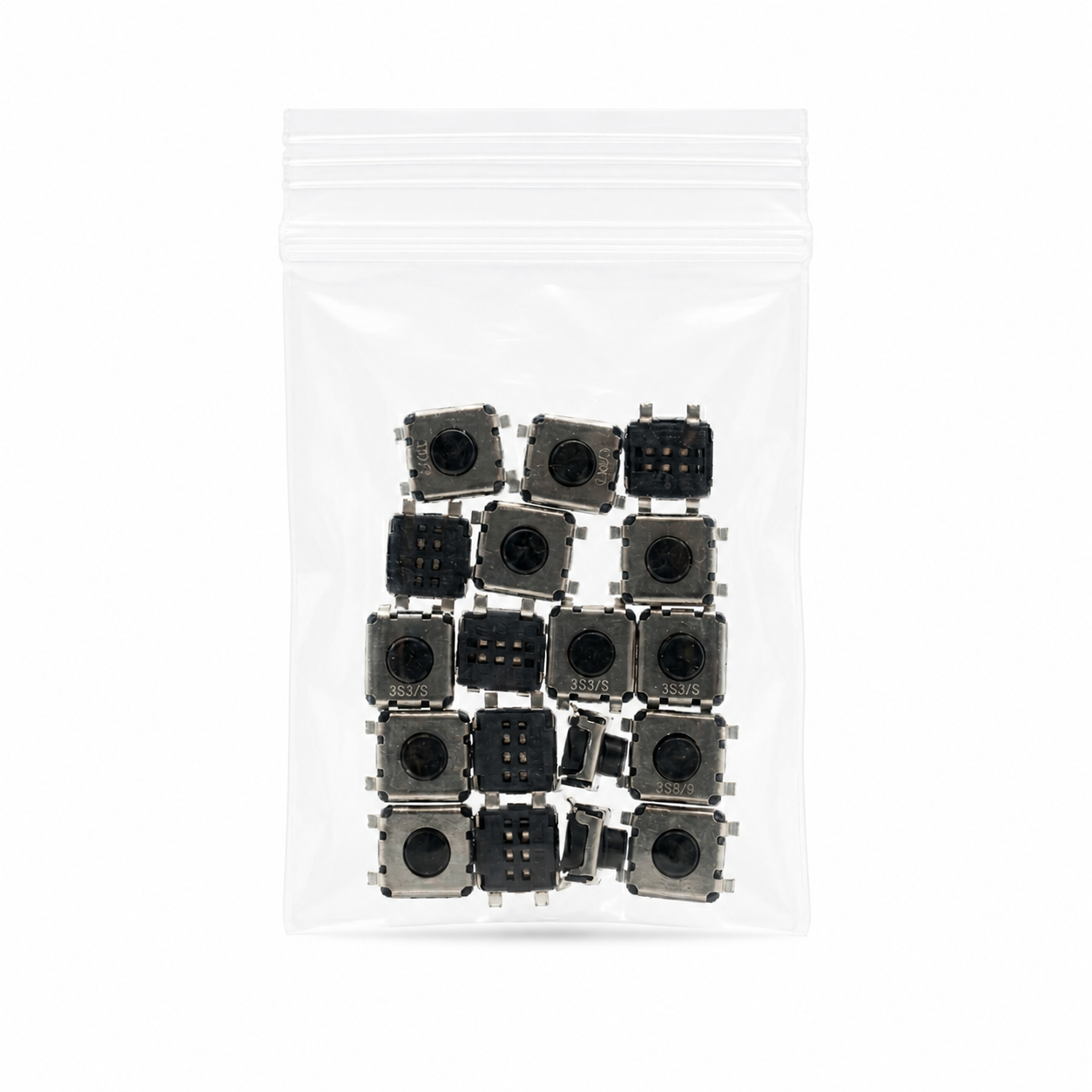 Tactile Switch 3x4x2mm 4 Pins SMD (Pack of 2)