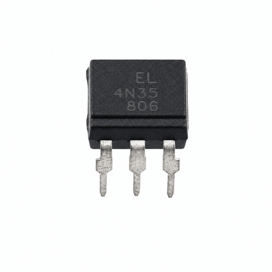 4N35 Optocoupler/Phototransistor IC - DIP-6 Package