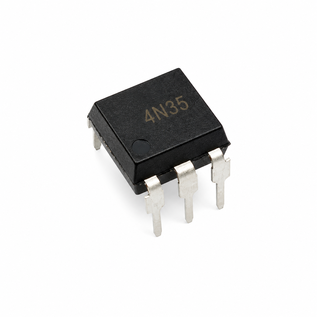 4N35 Optocoupler/Phototransistor IC - DIP-6 Package