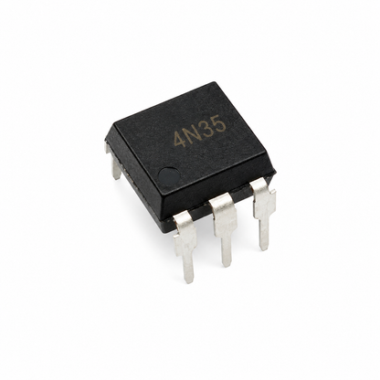 4N35 Optocoupler/Phototransistor IC - DIP-6 Package