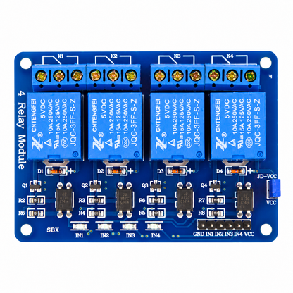 4 channel isolated 5v 10A relay module