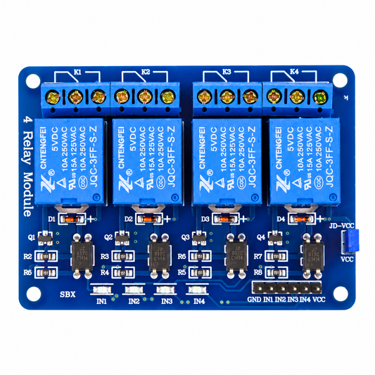 4 channel isolated 5v 10A relay module