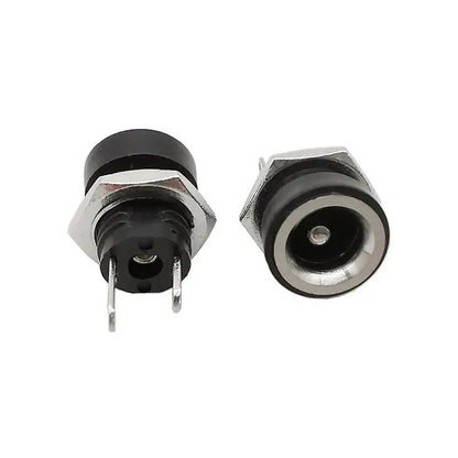 5.5×2.1mm DC Power Jack Female Socket Panel Flush Mount