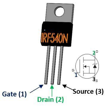 IRF540 MOSFET TH – TO-220