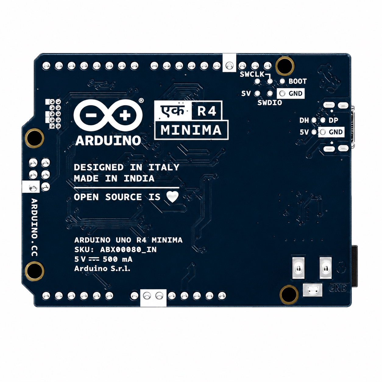 Original Arduino UNO EK (एक) R4 Minima - Made in India