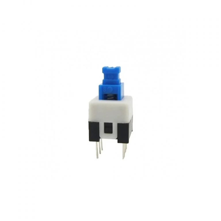 DPDT Mini Push Button 7mmx7mm Self-Locking Switch