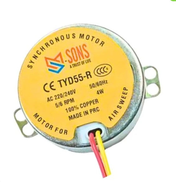 Synchronous Swing Motor 6RPM 220-240V AC