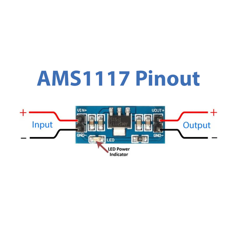 AMS1117 Step-Down Power Supply Module 1.8V