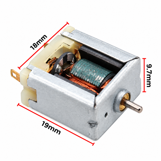 Micro 18mm Square Bare 020 Motor DC 1.5V 3V 6V High Speed Toy Car Motor