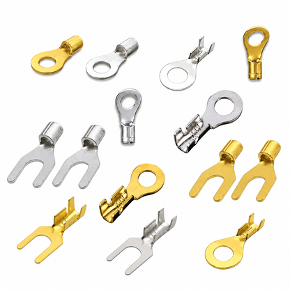 Non-Insulated Ring O-Type Terminals Crimp Connectors 3.2 mm (Pack of 10)