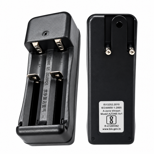 Dual Slot 3.7V Universal Battery Charger for Lithium-Ion Batteries
