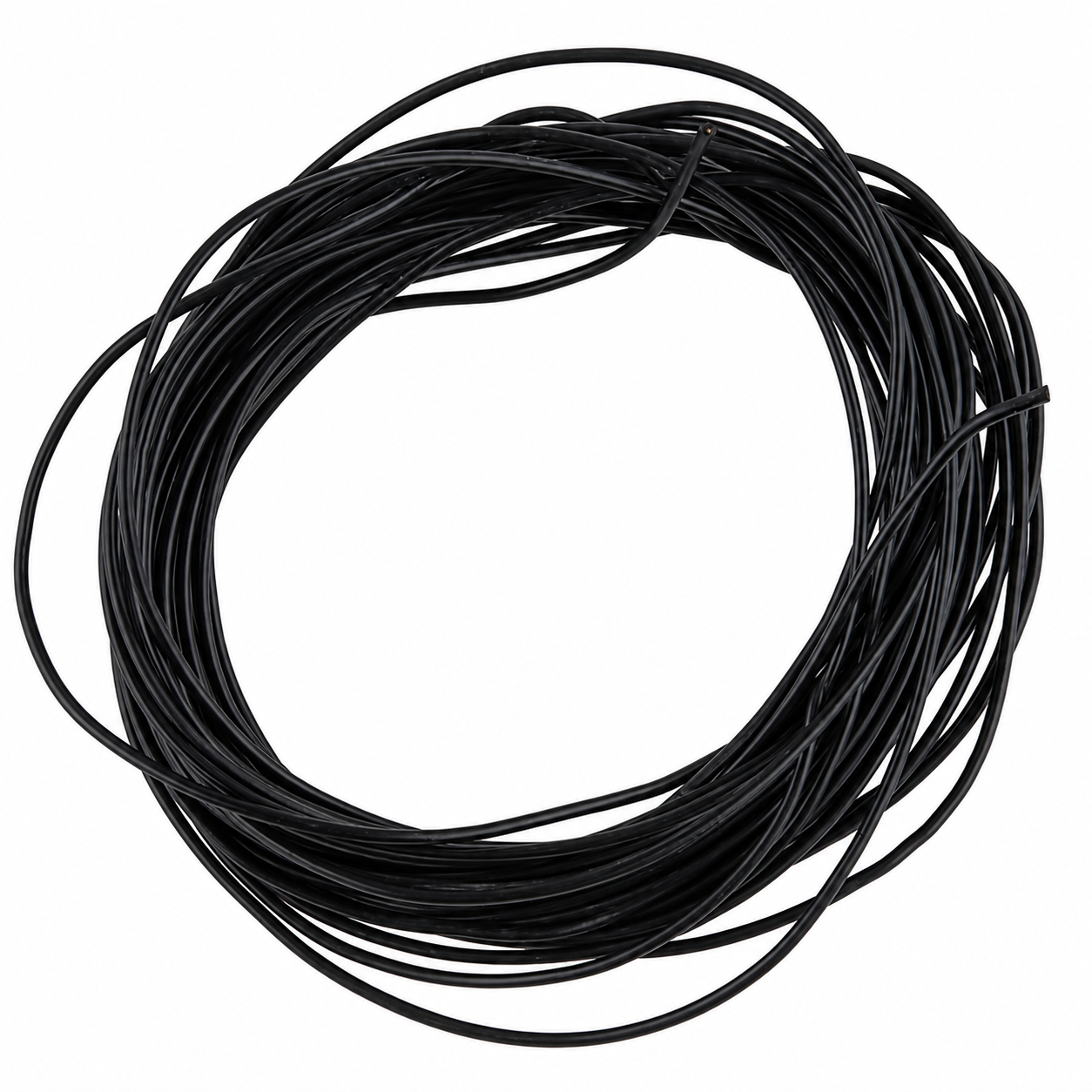24 AWG Single Strand Wire - 1 Meter (Black)