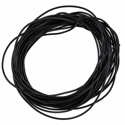 24 AWG Single Strand Wire - 1 Meter (Black)