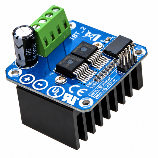 Double BTS7960 43A H-Bridge High-Power Stepper Motor Driver Module