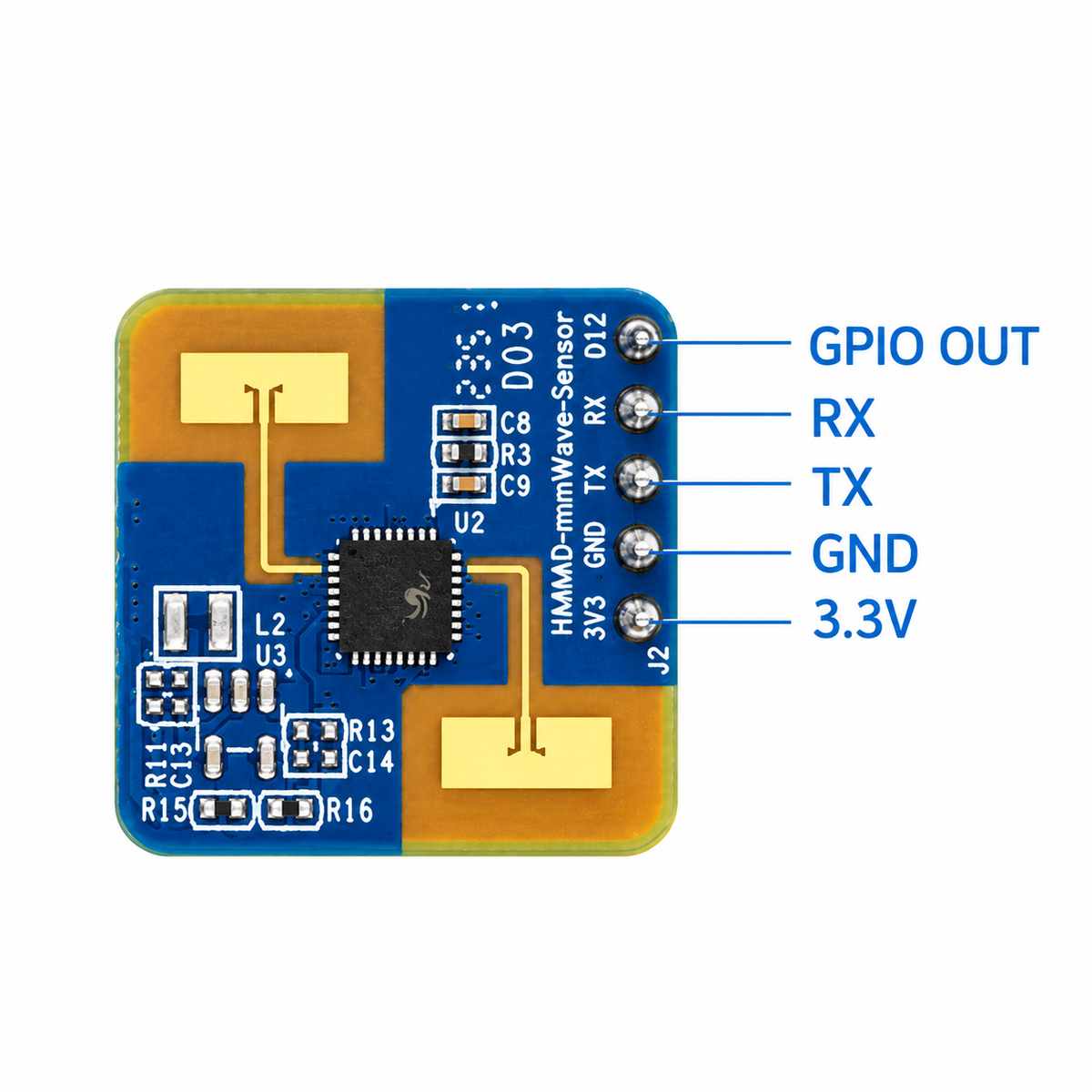 Waveshare Human Micro-Motion Detection mmWave Sensor
