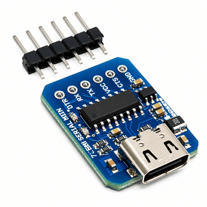 CH340C USB Type C to TTL Serial Converter Breakout Board