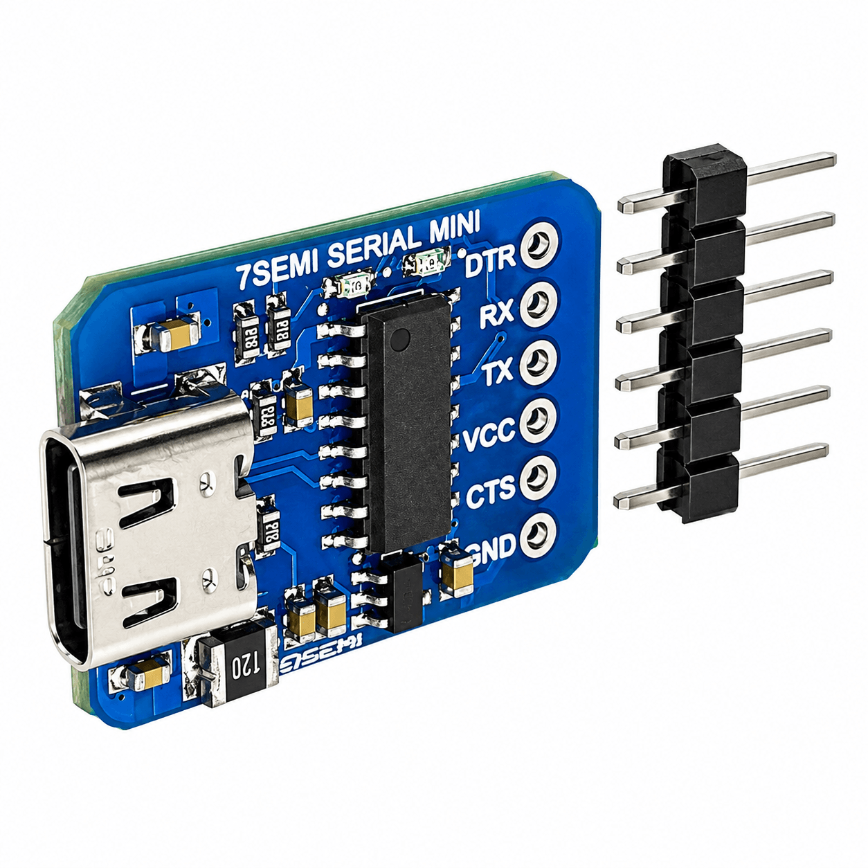 CH340C USB Type C to TTL Serial Converter Breakout Board