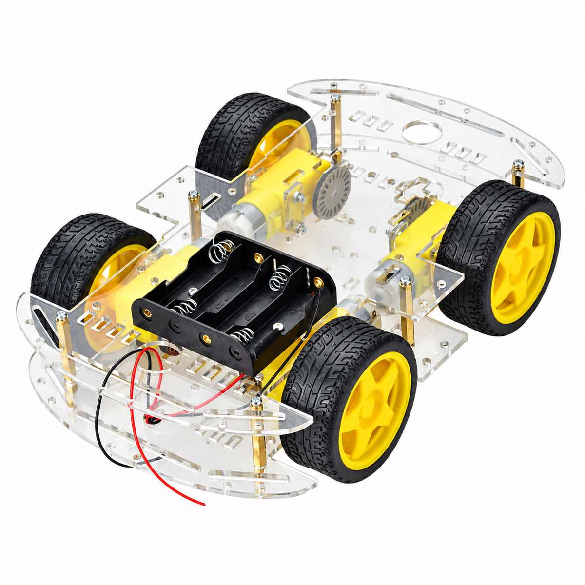 Smart Robotic Car Acrylic Chassis (Only Chasis)