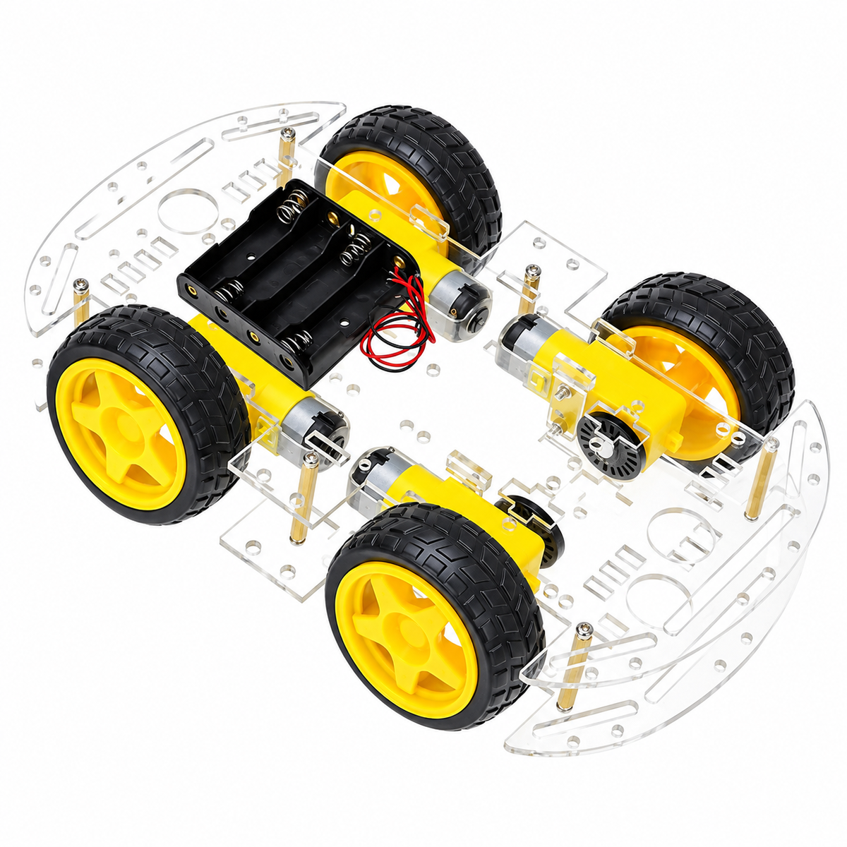 Smart Robotic Car Acrylic Chassis (Only Chasis)