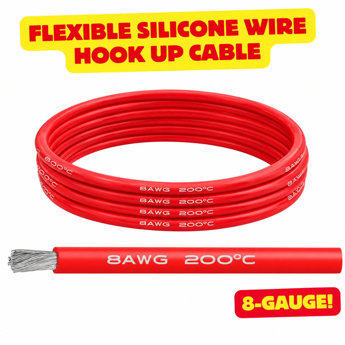 Good-Quality 28 AWG Flexible Silicon Wires Single-Core