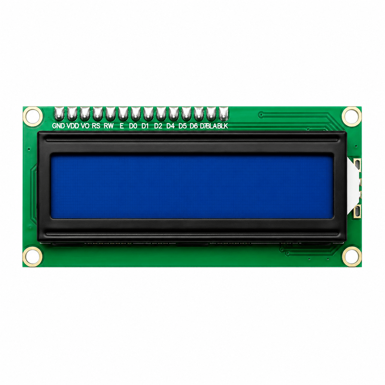 16x2 LCD Display (Blue Backlight)