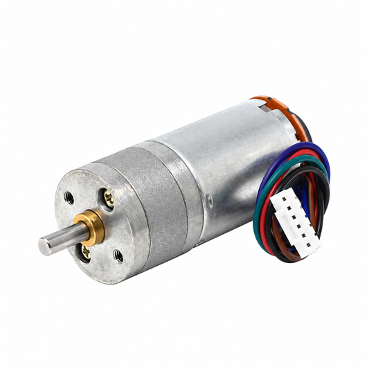 N25 6V 550RPM Metal Gear Motor With Encoder Shaft Type-D