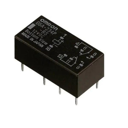 HFD27/012-S 12V / 2A DPDT Relay PCB Mount