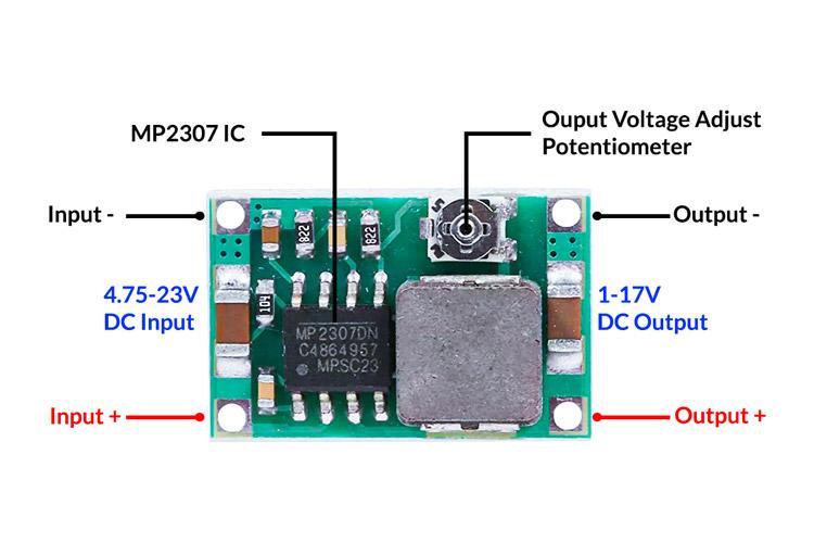 Mini 360 DC DC Buck Converter Module
